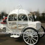 The most beautiful cinderella electric carriage for wedding/ used cinderella pumpkin horse drawn carriage for sale-