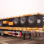 2 axle and 3 axle 40 Feet Container Flat Bed Semi-trailer