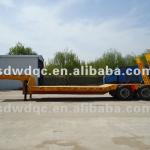 low bed truck trailer 100 ton-