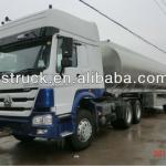 3 axles aluminium alloy transport semi trailer tank truck-SLS9290GHY