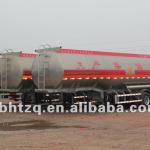 3 Axle 47500Litres aluminium tanker semi trailer loading oil crude or fuel or liquid food-According to the customer request manufacturing