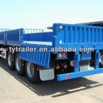 cheap 13m Flatbed Cargo Semi Trailer with Three Axles-