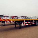 40ft container transport tri-axle flatbed semi-trailer for sale-