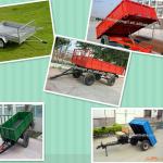agriculture self discharge single axle trailer-7CX