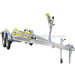 Aluminum Rubber Roller Boat Trailer With Double Axles-AT25DR