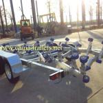 Galvanized trailers for 7m boats (loading capacity 3000kgs)-TR0243