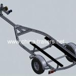 Galvanized Trailer For Jet Ski Waverunner PWC For Sale-TR0501D jet ski trailer