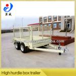 2000kg high hurdle box trailer-high hurdle box trailer