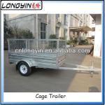 Galvanized 7x4 cage trailer comply with Australian market-LY-CT74