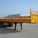 Wall side Semi-Trailer yellow color 3axle 10 .1M-40ft