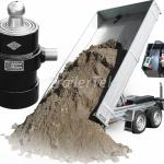tipping trailer with electric power pack-