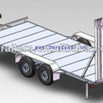 Galvanized Tandem Car Carrying Trailer-TR1500 car trailer