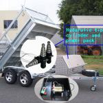 remote controlled tipping trailer for car-
