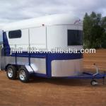 china supplier custom horse floats two horse trailer-2HSL-D