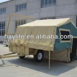 Outdoor Galvanized tent camper trailer-HLTCT03