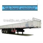 side-board semi trailer/heavy truck 3 Axle Cargo semi trailer-
