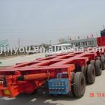 Multi-axis hydraulic lifting suspension semi-trailer-
