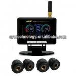 DIY TRUCK TPMS: AVE Color LCD TPMS for TRUCK/BUS/CVs TPMS Sensor Tire Pressure Monitoring System-AVE-T100XPC X=1~27 tires
