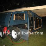 heavy duty steel camper trailer and off road family camping trailer