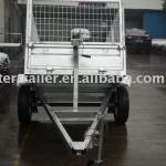 Brand new single-axle tipper cage trailer-tipper trailers