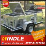 customized metal truck and dog trailer-K-NA