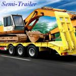 3 axles 16 meters 40 tons low bed trailer-