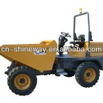 3T Site Dumper with Xinchai diesel engine, 485, 40hp, water cooling; Heavy duty mild steel sections fabricated.-SD20