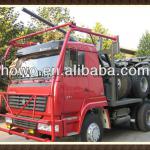 Log transport truck-
