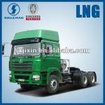 SHACMAN 6x4 LNG tow tractor truck and trailer-