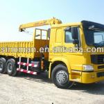SINOTRUCK HOWO 3-10T crane truck crane factory directly sales-TAZ5253JSQA
