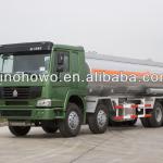 HOWO 8*4 oil tank truck cheap used for sale-