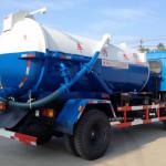 Dongfeng 8-10cbm Fecal/Sewage Vacuum Suction Tanker Truck-