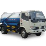 dongfeng 4*2 5000 liters vacuum sawage suction truck