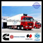 Refrigeration enclosed 6x2 or 8x4 25000 ton cargo transportation truck or refrigerated van and truck-