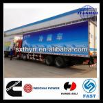 Refrigeration enclosed 6x2 or 8x4 25000 ton cargo transportation truck or better than used refrigerated trucks-