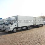 1ton-- 2tons small cargo van trucks /cargo box truck/mini box van truck-Hongyu cool van box/dry van body