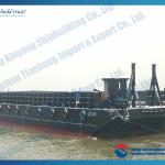 120&#39; steel deck barge with sideboard