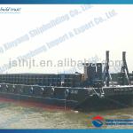 1200 T steel deck barge with sideboard