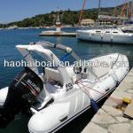 19ft 580cm fancy fiberglass inflatable RIB boat HA-RIB580C