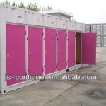 20'Side Open Container with flat panel doors