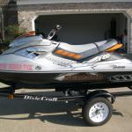 2008 SEADOO RXP-X 255 WITH TRAILER