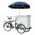 2013 newest style solar Ice cream freezer mini portable Ice cream tricycle freezer storage box MZJ-BD-100