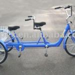 24&quot; TANDEM ADULT TRICYCLE IN CKD TCK-113