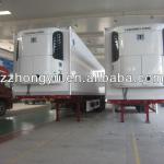 25-40Tons semi-trailer refrigerator truck 12-14m 3axle refrigerated semitrailer /semitrailer