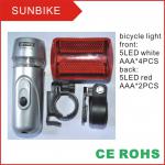 2pcs light bicycle rear and front light