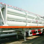 3 axles 20 000L LNG or CNG tube trailer HTC 9310CN