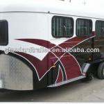 3 horse angle load luxury float horse trailer STD-3HAL-L500