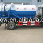 3000L 4*2 DFAC Vacuum sewage Suction truck CSC5060GXW3