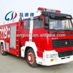 4*2 8000L Fire Fighting Truck Fire-engine Fire Truck Semi trailer for sale ZZ1167M4617C