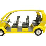 48v 210ah battery operated 6 or 8 person electric go cart for passenger transport